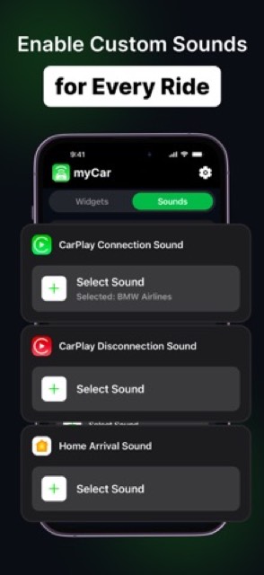 myCar: Car Widgets & Dashboard — App Store screenshot 3