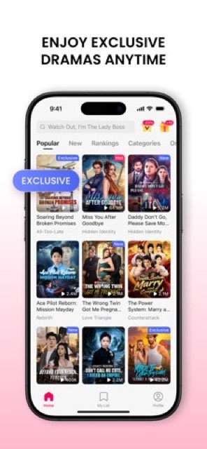 DramaBox Lite - Mini Drama TV — App Store screenshot 2